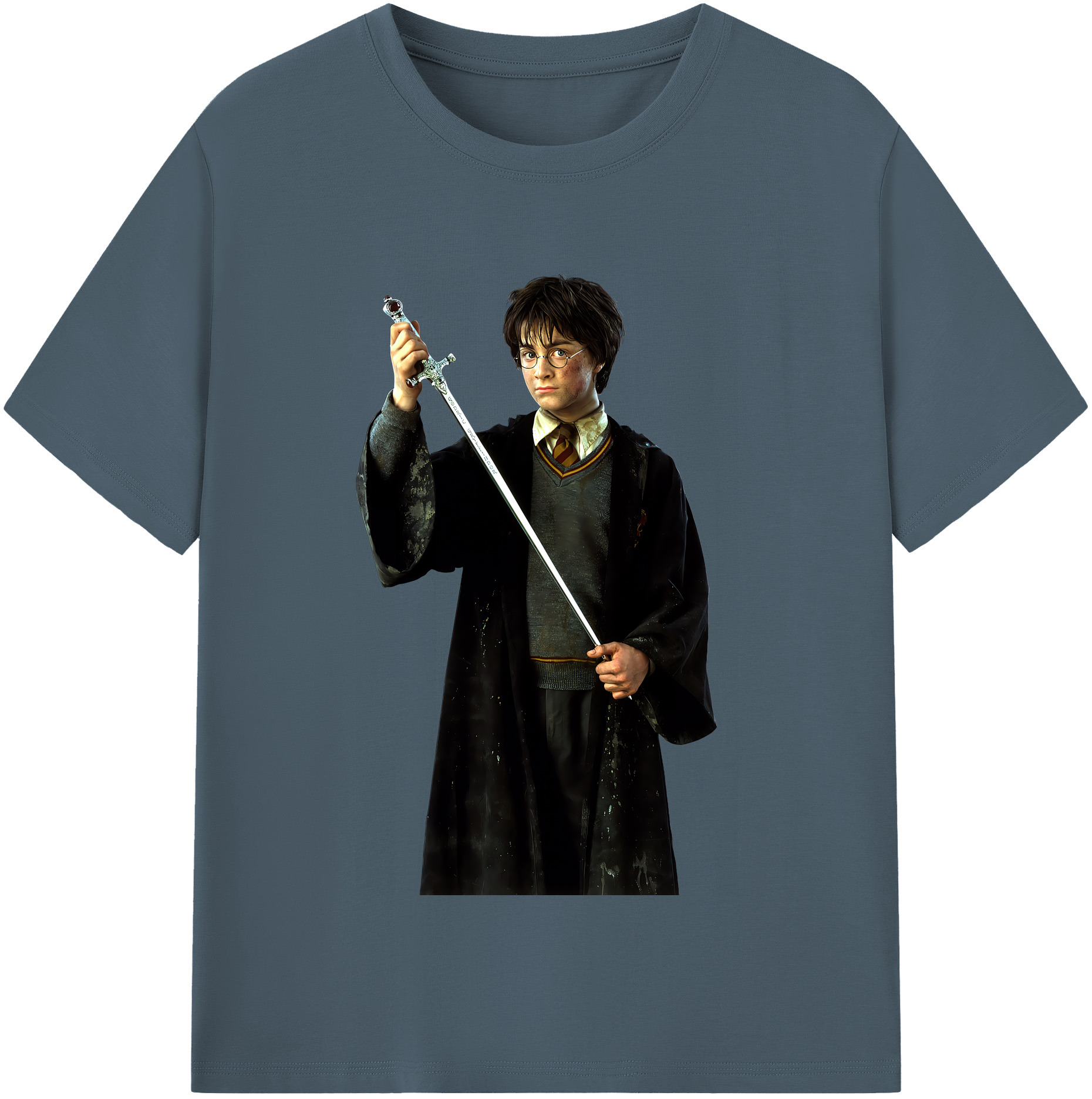 （画像用） Harry Potter ハリー・ポッターシリーズ 綿100％半袖Tシャツ（フロントプリント）